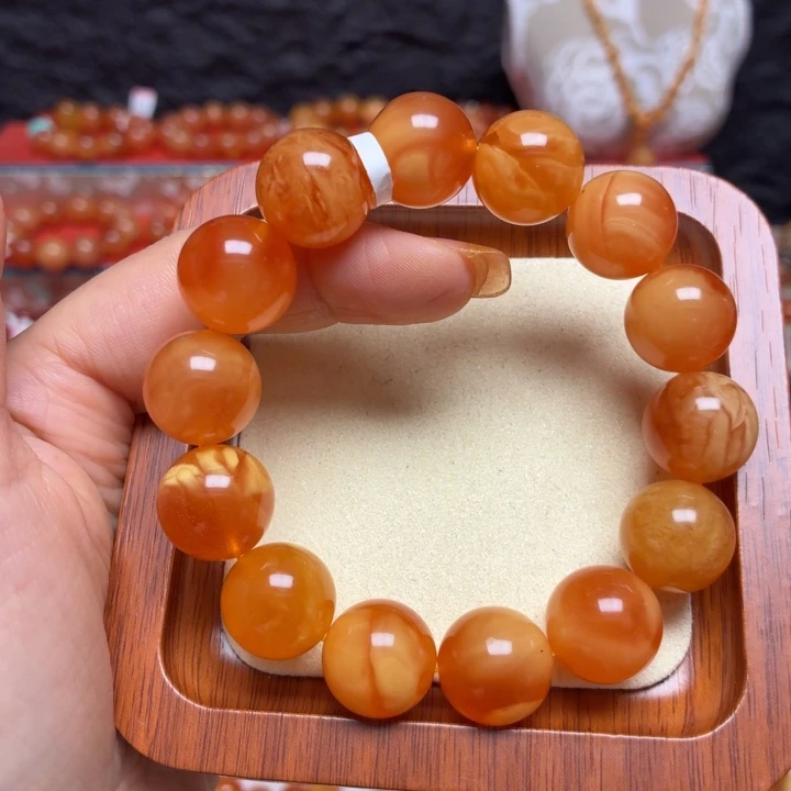 蜜蜡未镶嵌手链手串