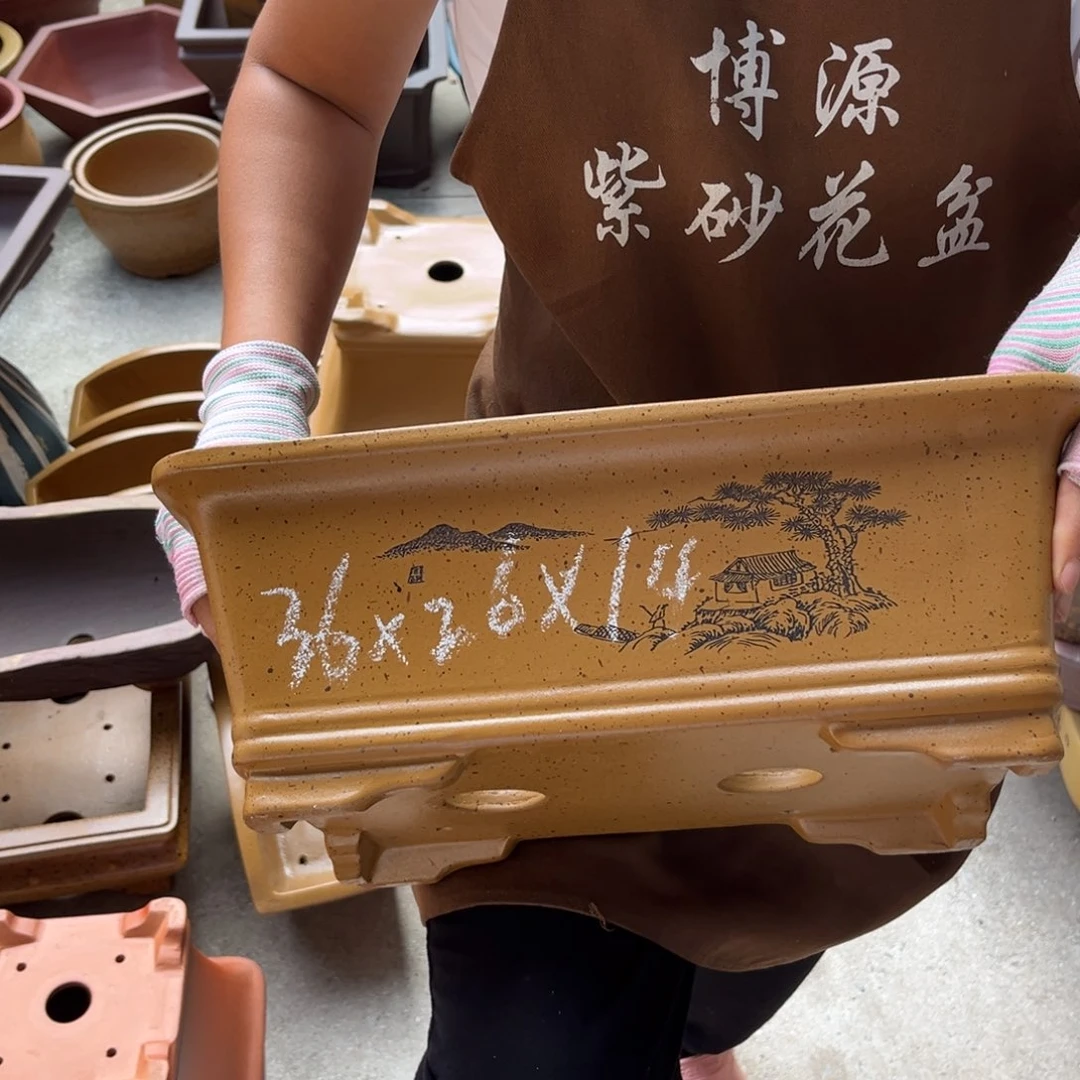 紫砂花盆盆景艺术
