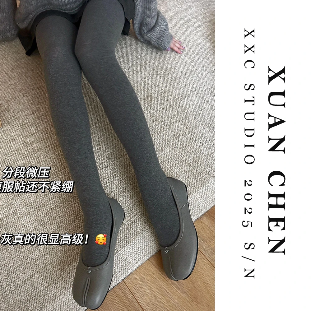 光腿神器女款格蕾系长筒打底袜ins百搭塑形薄款女士裤袜#8895