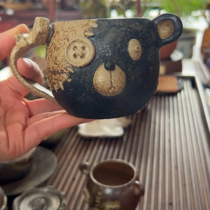 备前烧马克杯内田和彦作品