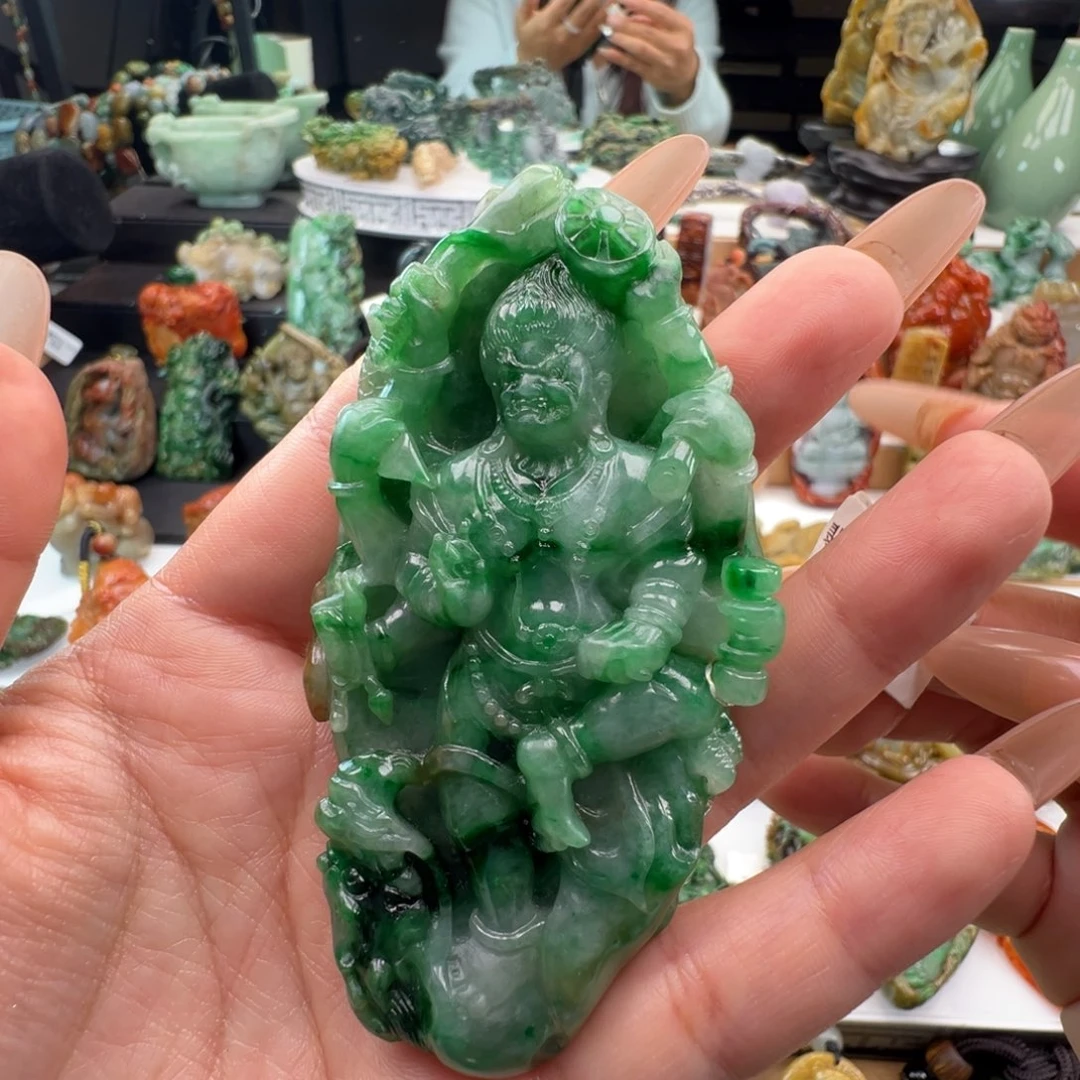 未镶嵌挂件翡翠天然缅甸