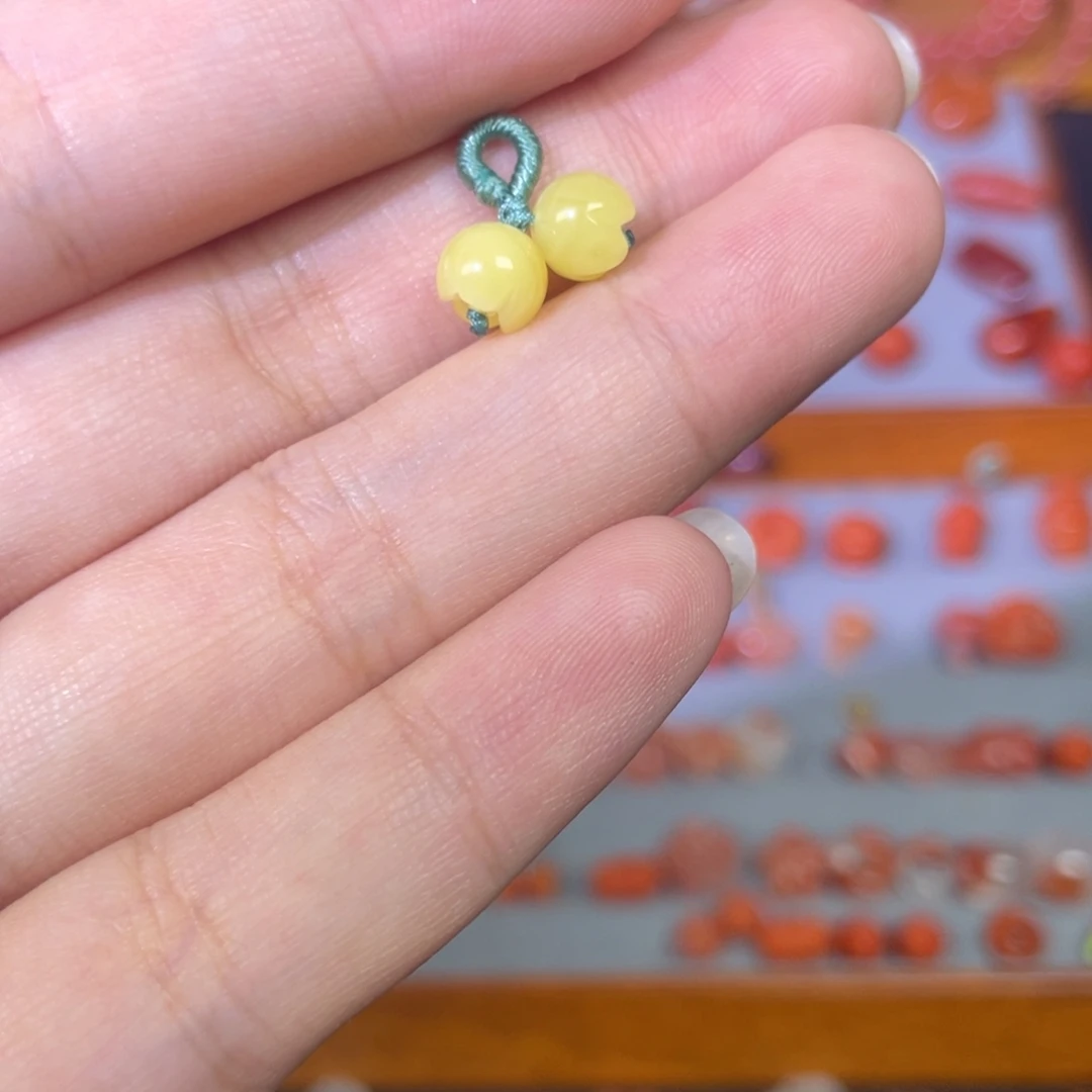 裸石蜜蜡未镶嵌小桂花