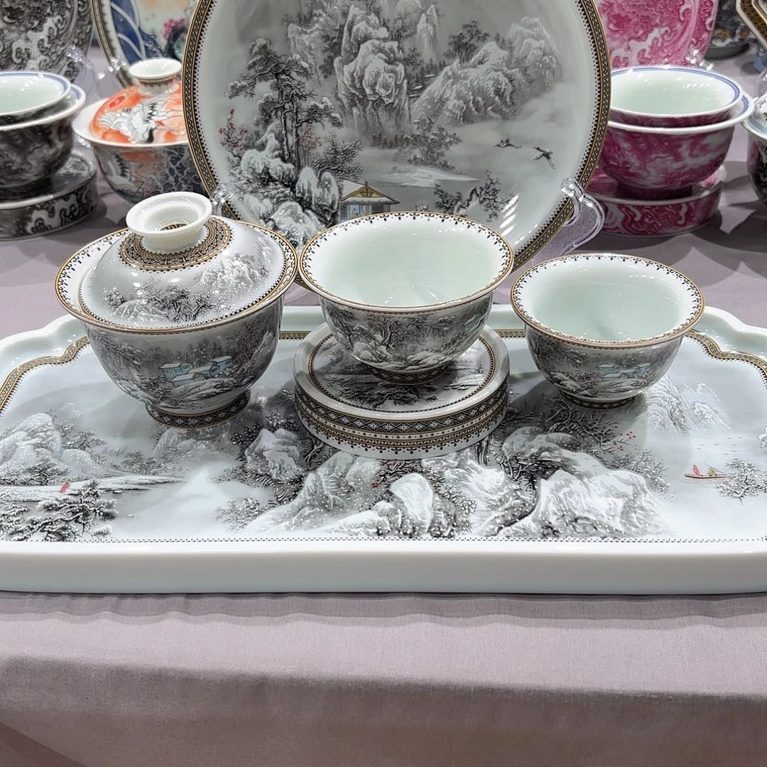 瓷片景德镇瓷器精品展示