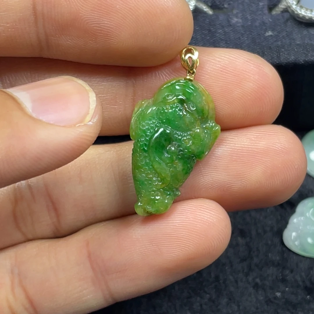 翡翠银S925镶嵌戒指