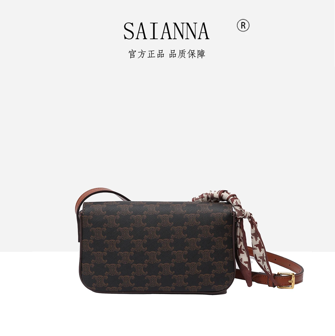 2025复古轻奢新款小众时尚高级感麻将包单肩斜挎豆腐包1029