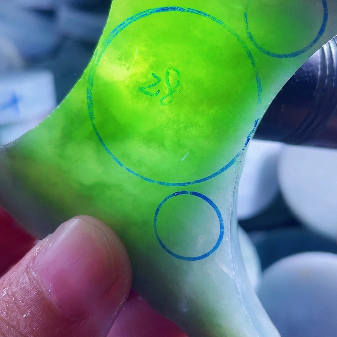 翡翠散珠天然翡翠A货