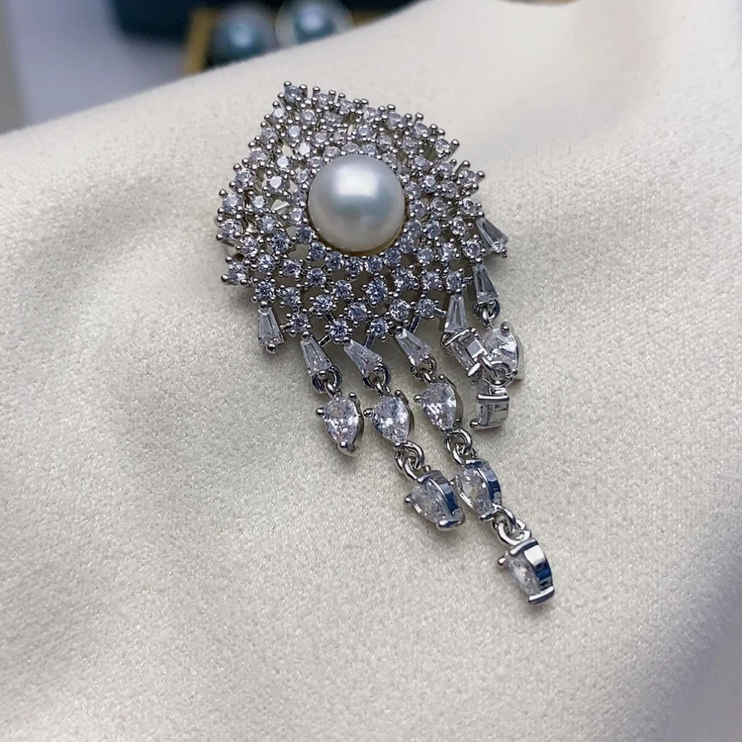 【闪购商品】淡水珍珠胸针未镶嵌61