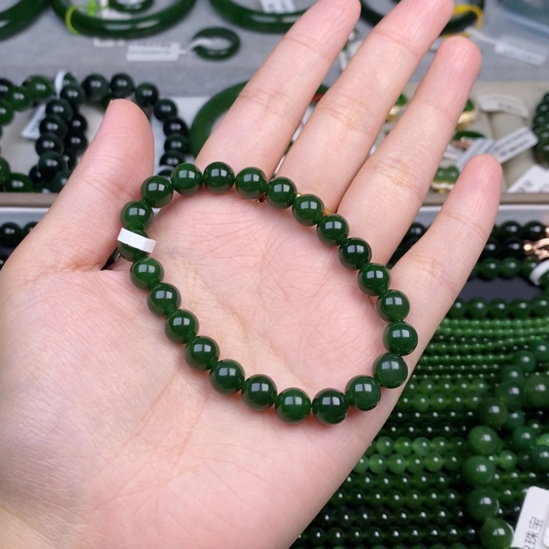 未镶嵌手串和田玉（碧玉）【****店8