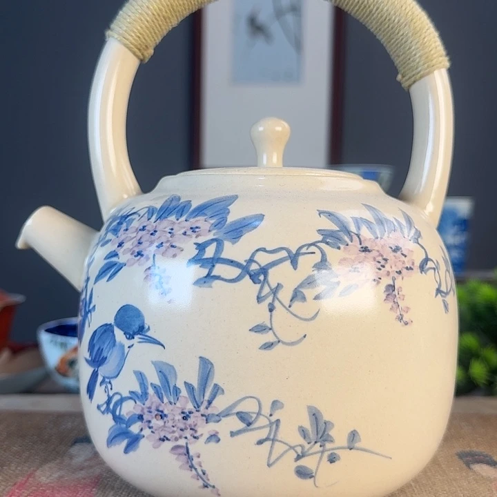 摆件景德柴烧茶杯多人