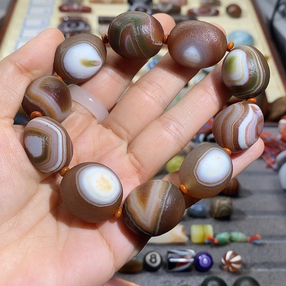 玛瑙/玉髓合金颈饰