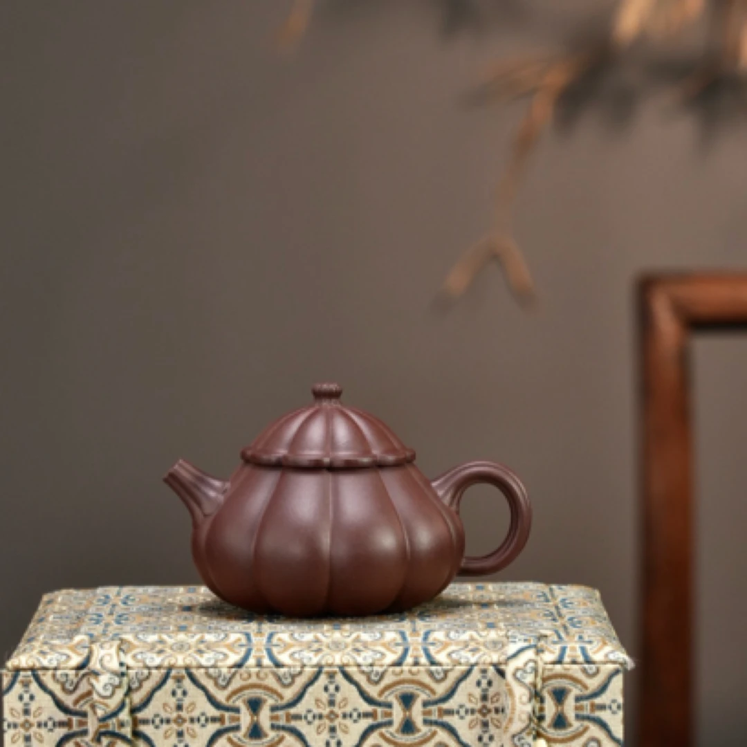 『玲珑』 老紫泥·180cc·内推10孔·手制