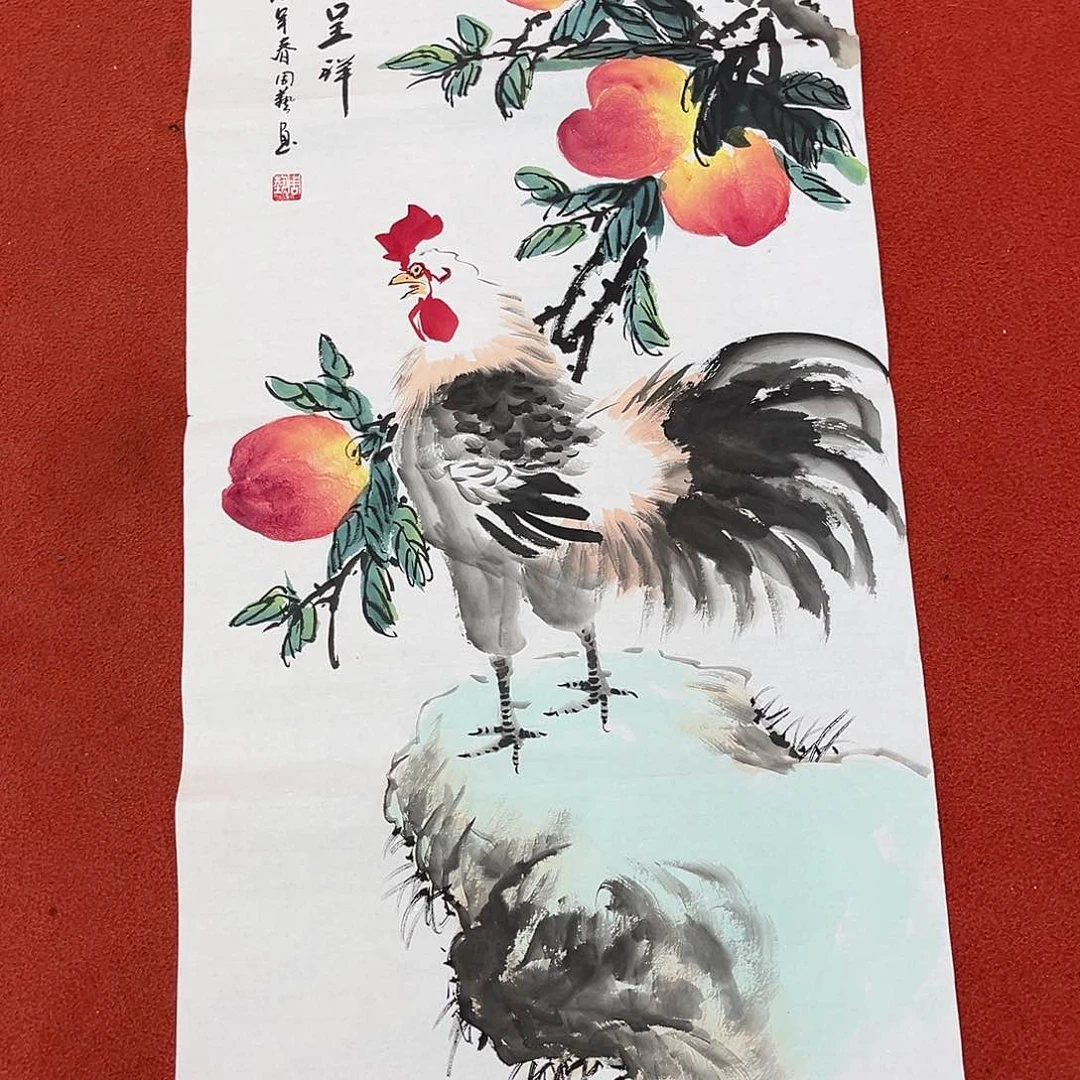 国画手绘国画作品