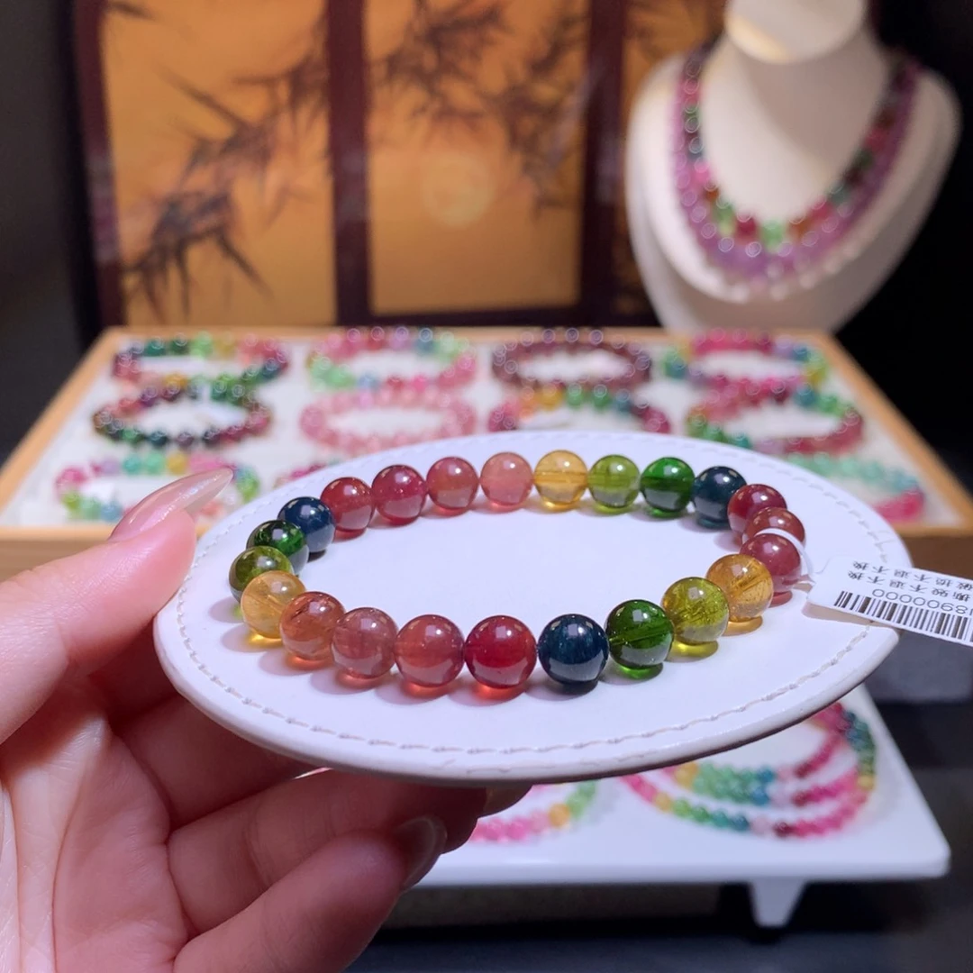 未镶嵌手链碧玺碧玺