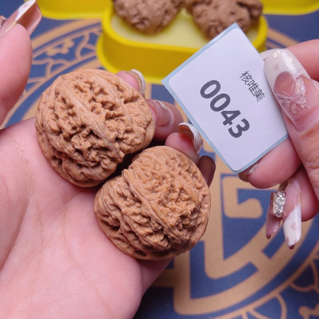 文玩核桃把件粗筋40～0043