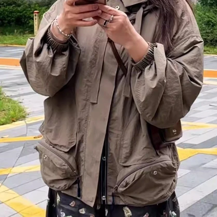 拍下改价Journal Record25春夏设计师品牌休闲百搭街头防晒女外套