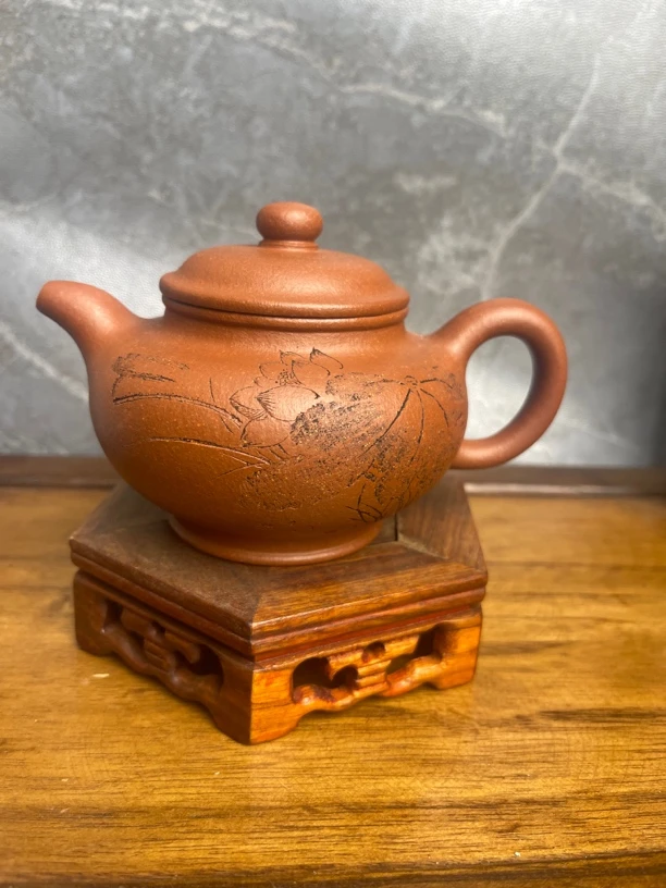 宜兴紫砂壶全手工，掇只壶，230cc
