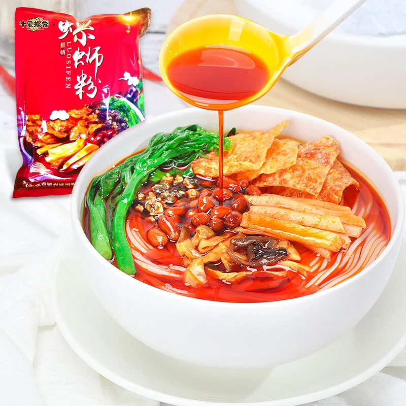 螺蛳粉酸辣300g袋装广西柳州特色美食螺丝粉配料螺狮粉