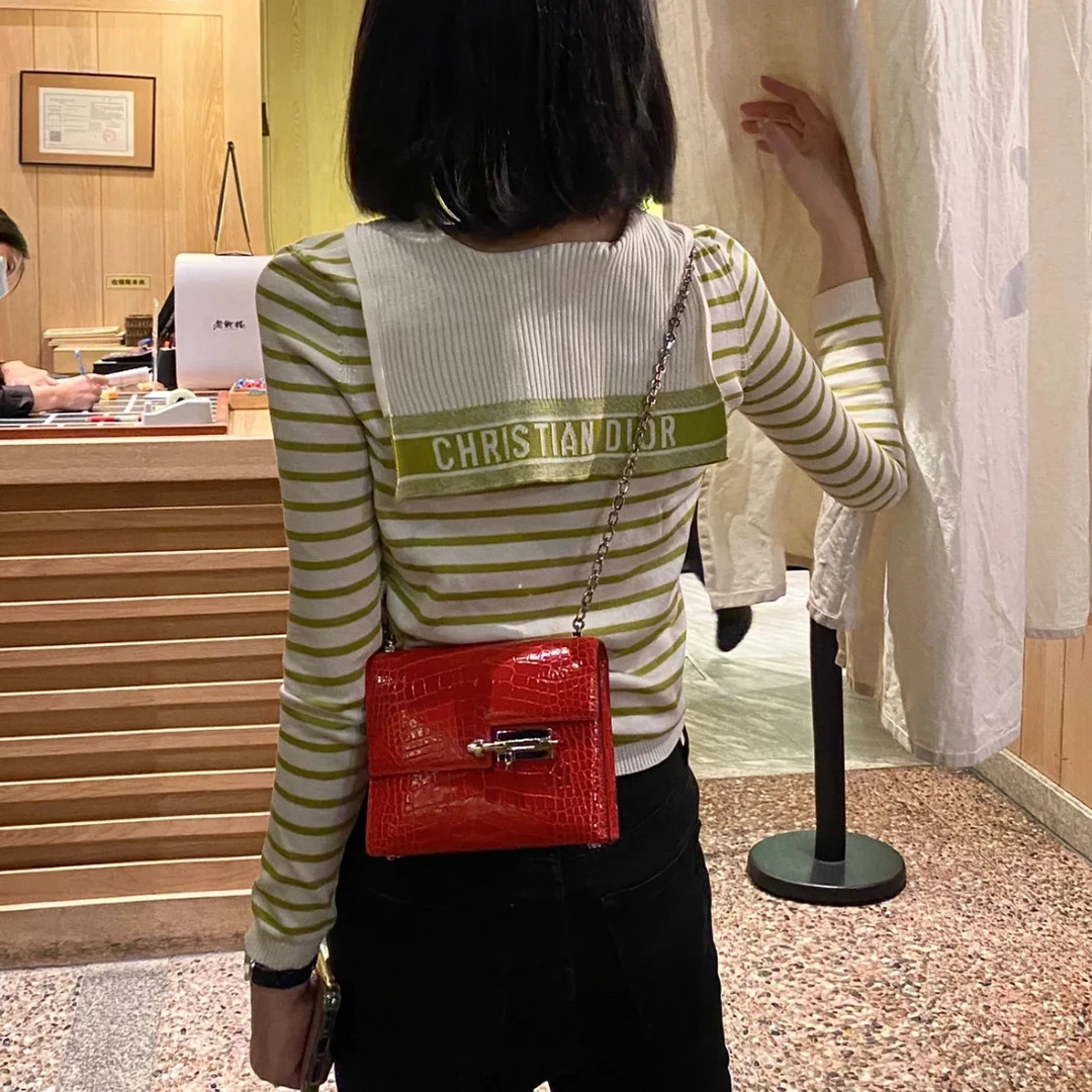 99新 DIOR/迪奥 套头针织上衣/34码/Xspy080