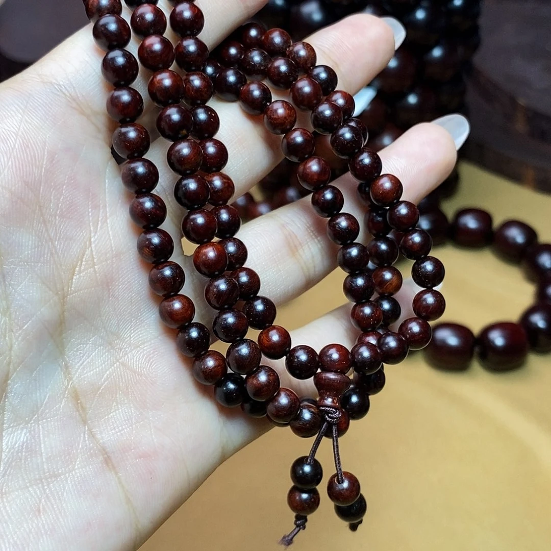 檀香紫檀（小叶紫檀）0.6*108 颗瘤疤