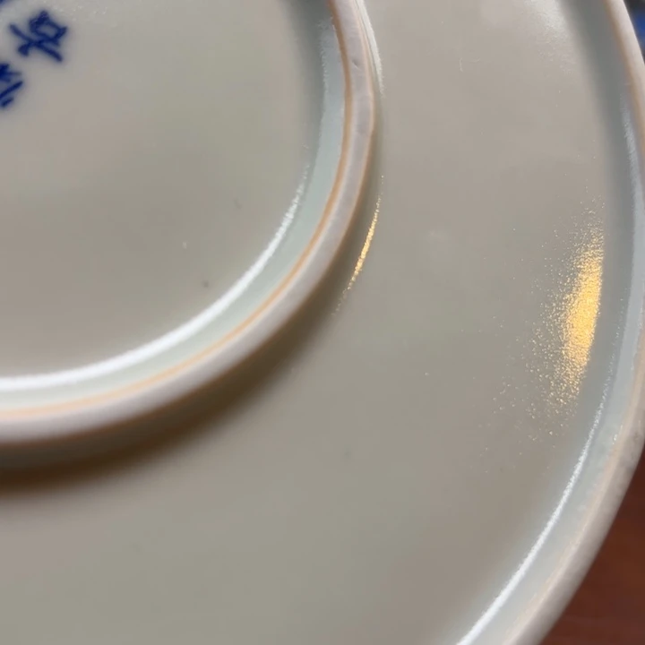 定***厂盖碗花鸟壶承微瑕景德镇发货