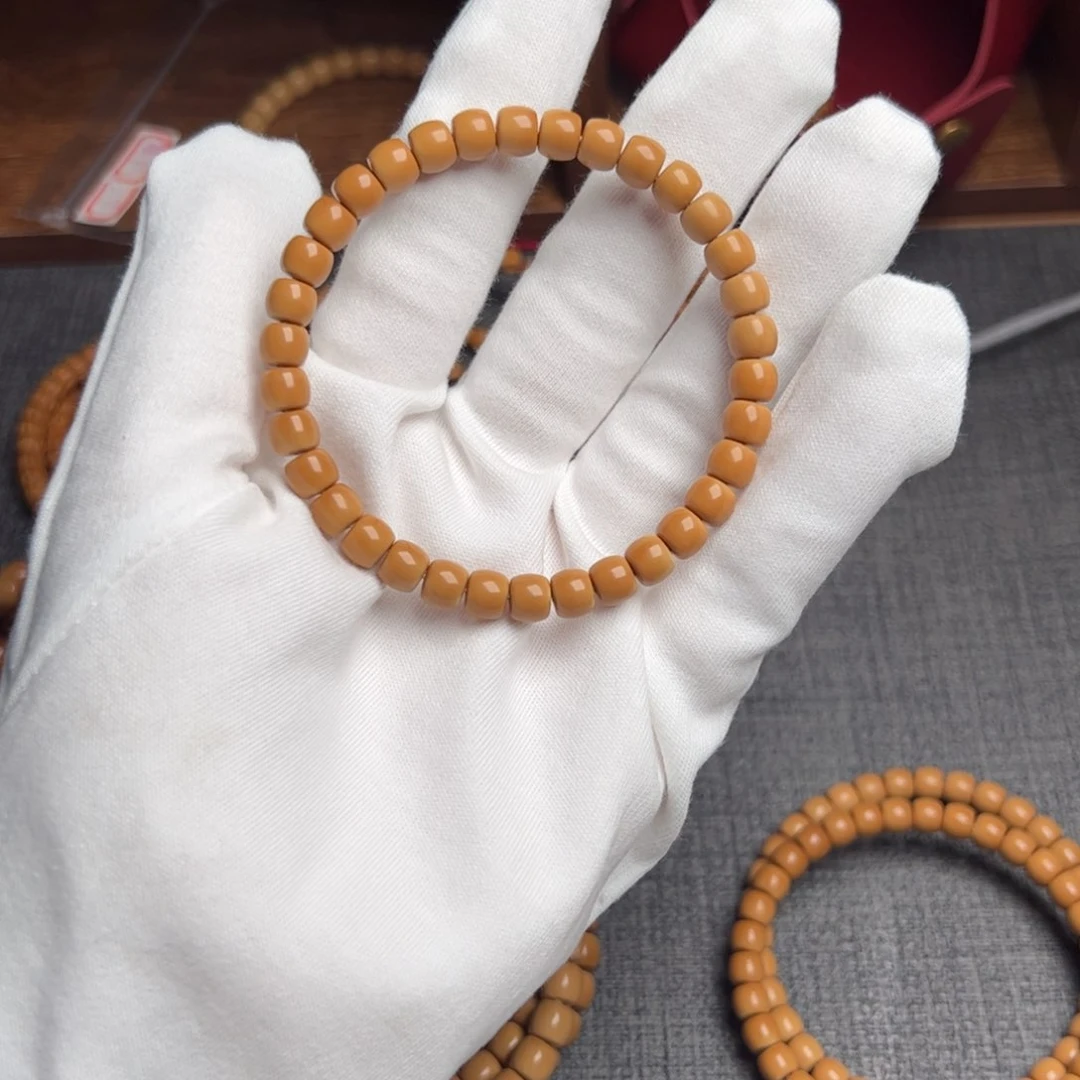 橄榄核吊坠6.7mm核尖单圈手串