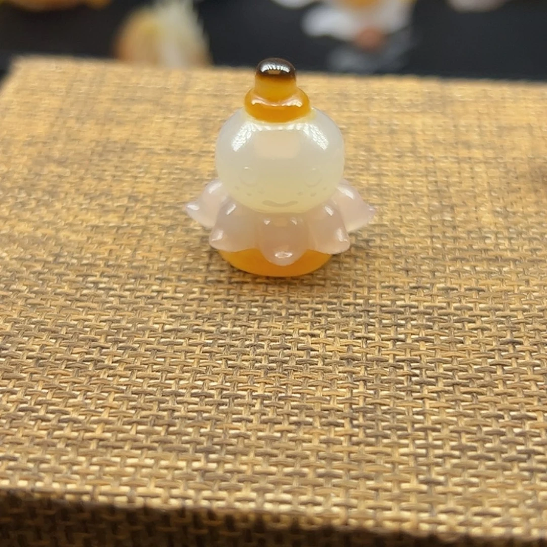 玛瑙/玉髓未镶嵌手玩摆件八爪鱼