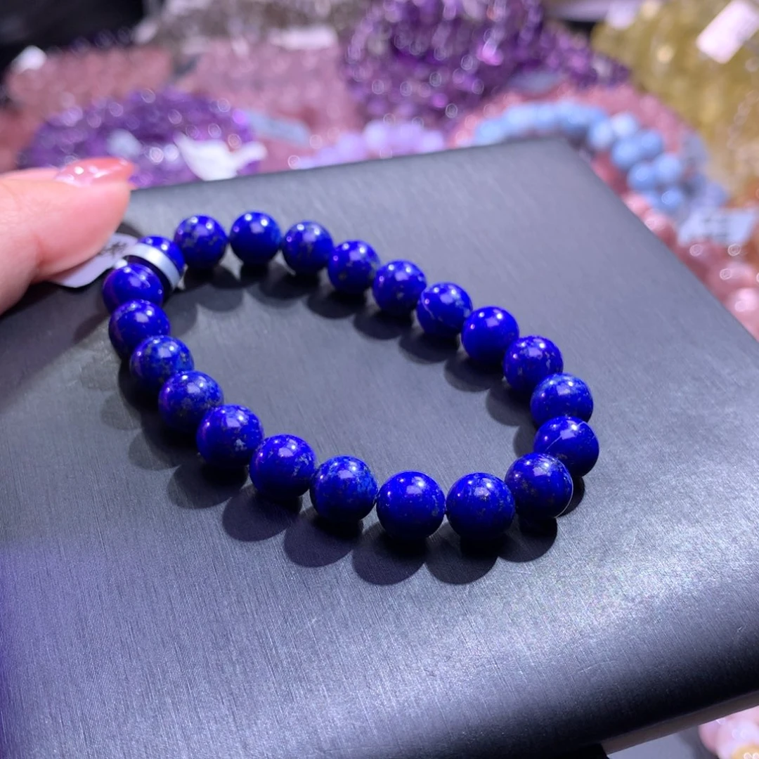 银S925镶嵌手串水晶青金