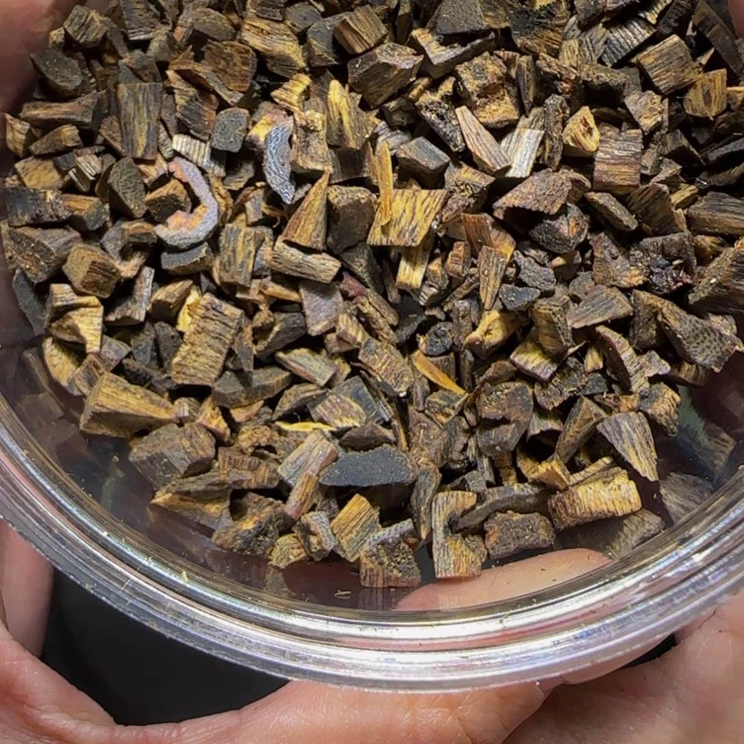 沉香手把件三*源沉香奇楠沉水白棋米粒100克