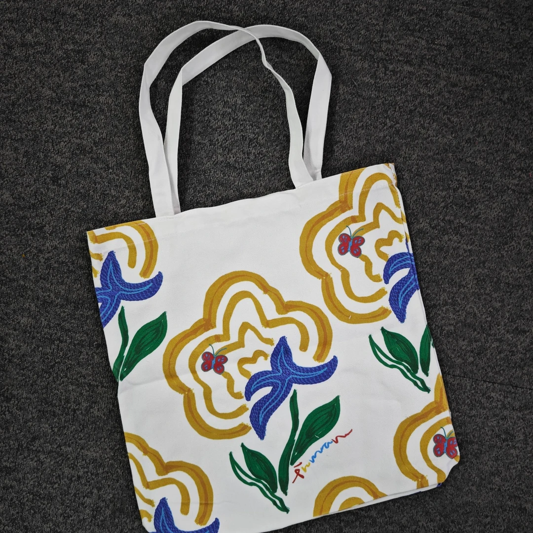 【释放天性】茵曼夏季日常时尚休闲单肩帆布袋女L1855017