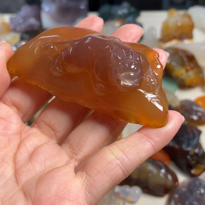 玛瑙/玉髓未镶嵌吊坠(不含链)