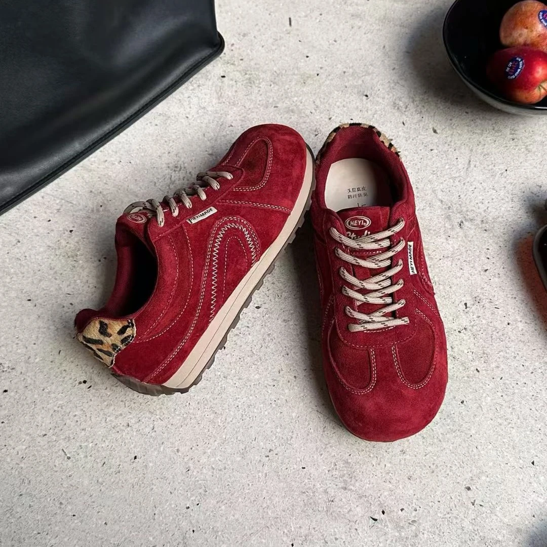 欧陌德训鞋新款韩版厚底增高3.5厘米轻便舒适软底时尚百搭女鞋