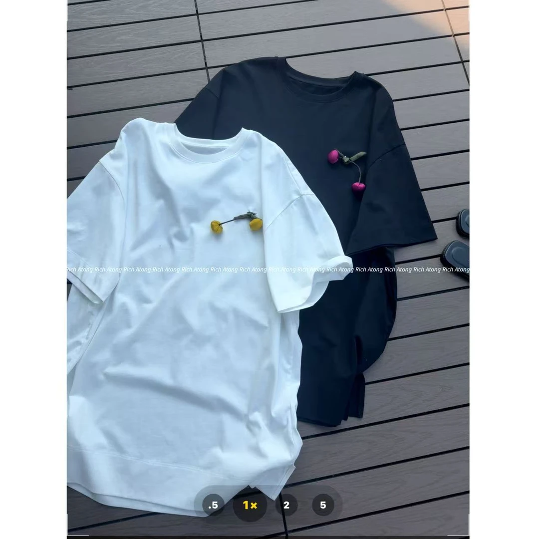 atong/阿彤-【樱桃T】-2025 高密府绸棉樱桃短袖0604-26