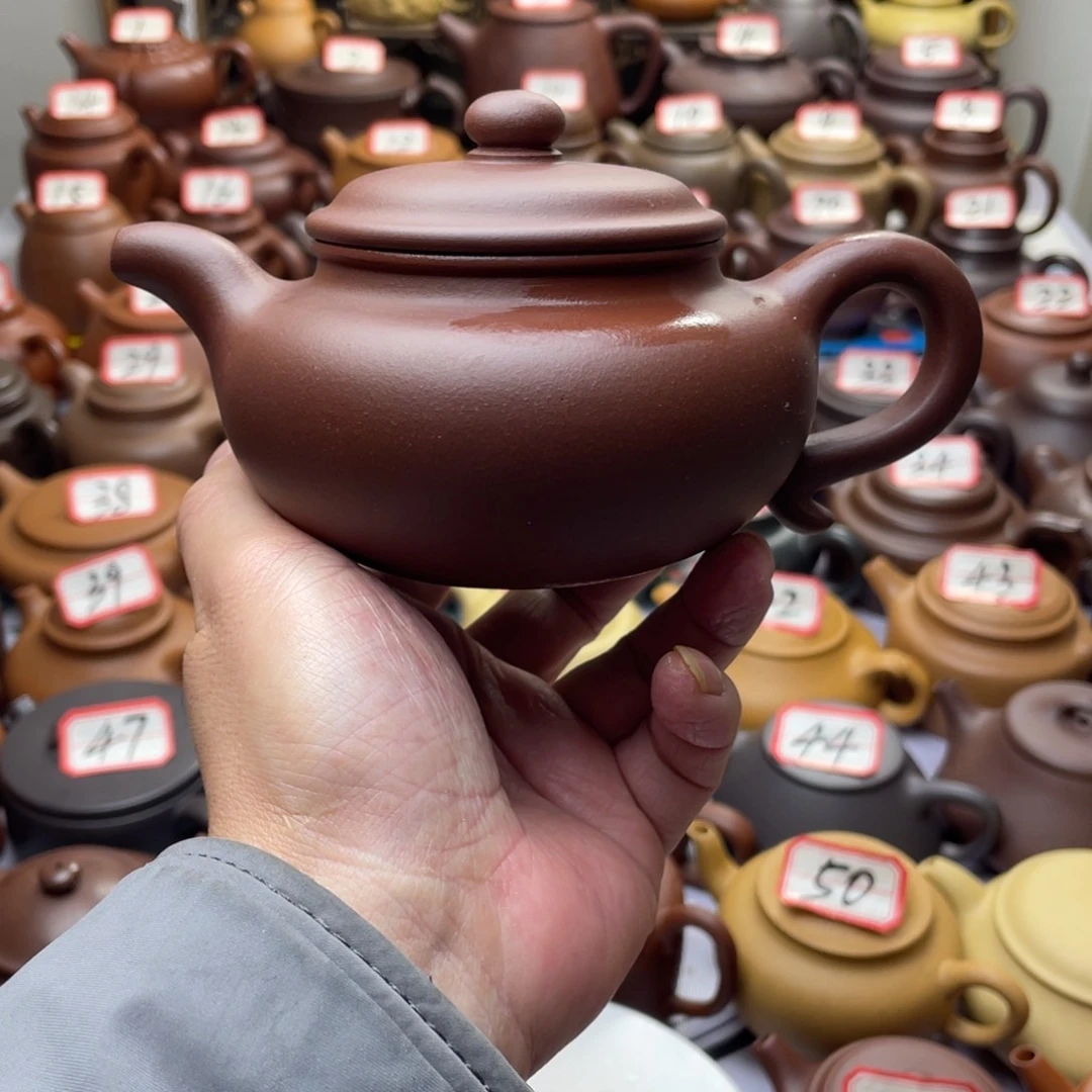 茶壶紫砂宜兴紫砂半手工