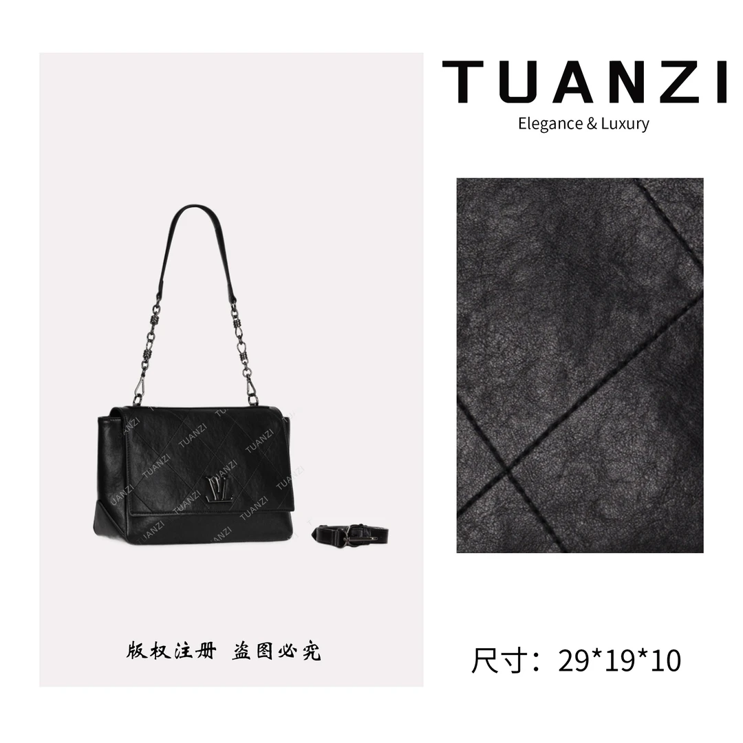 TUANZI『高端玩家』秋冬新款原创设计腋下包 GQ-9001-黑色