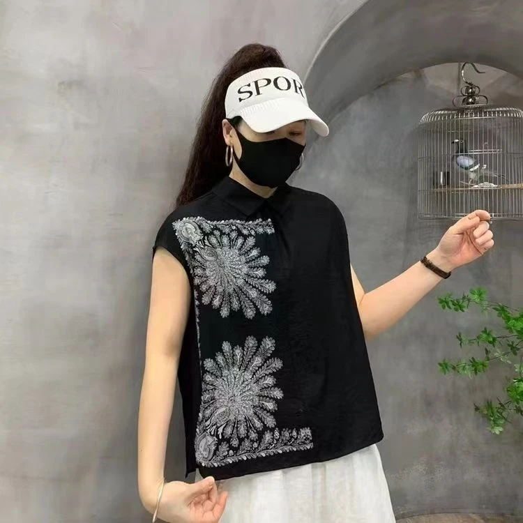 2025【两面穿】新款显瘦气质洋气时尚休闲百搭绣花宽松上衣