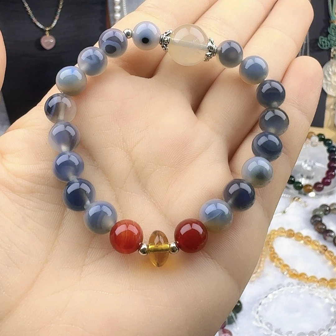 玛瑙/玉髓手链合金