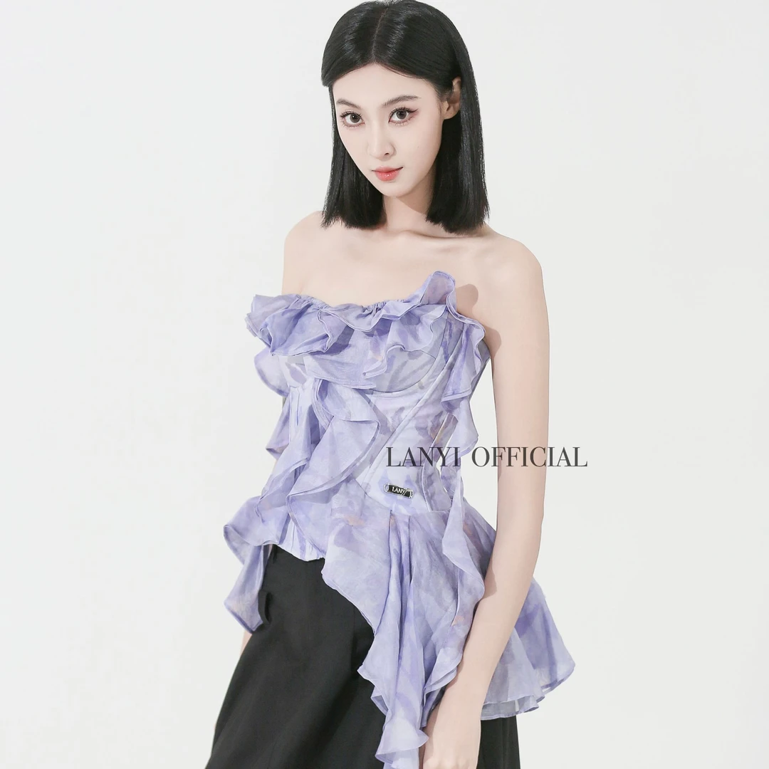 LANYI岚怡壹普罗旺斯气质时尚设计师鱼骨胸衣（只有一根肩带）