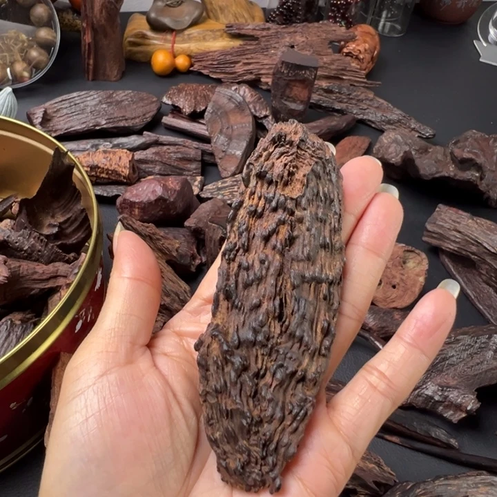 皇***上花梨木类苦瓜皮原料一件