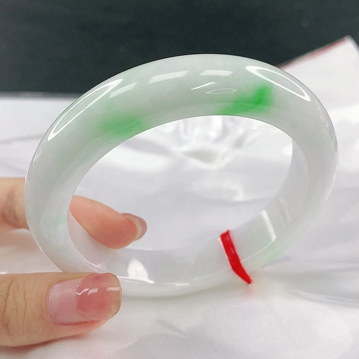 翡翠未镶嵌手镯圈58.8，40133