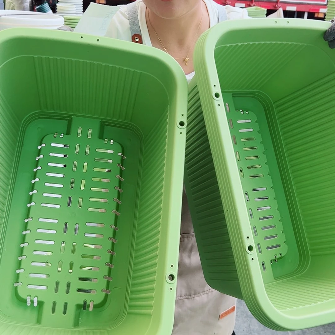 菜盆500#果绿色3个无托