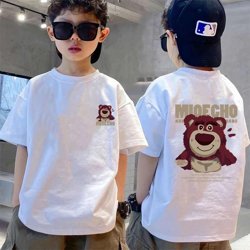 2025新款印花百搭夏季短袖男女童卡通印花T恤韩版穿搭帅气童t恤