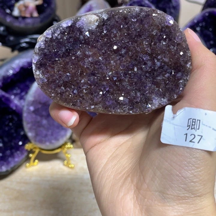 未镶嵌珠宝半成品紫晶