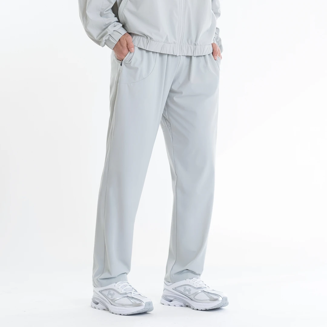 DRIOTOPIA2025新春新品经编直筒裤男弹力宽松运动长裤户外夜跑裤