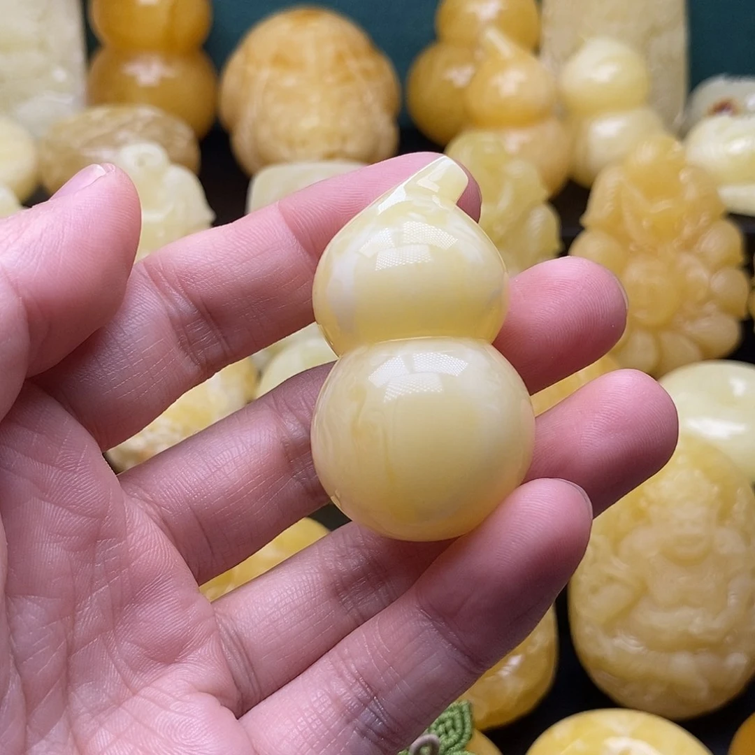 琥珀颈饰未镶嵌琥珀蜜蜡吊坠