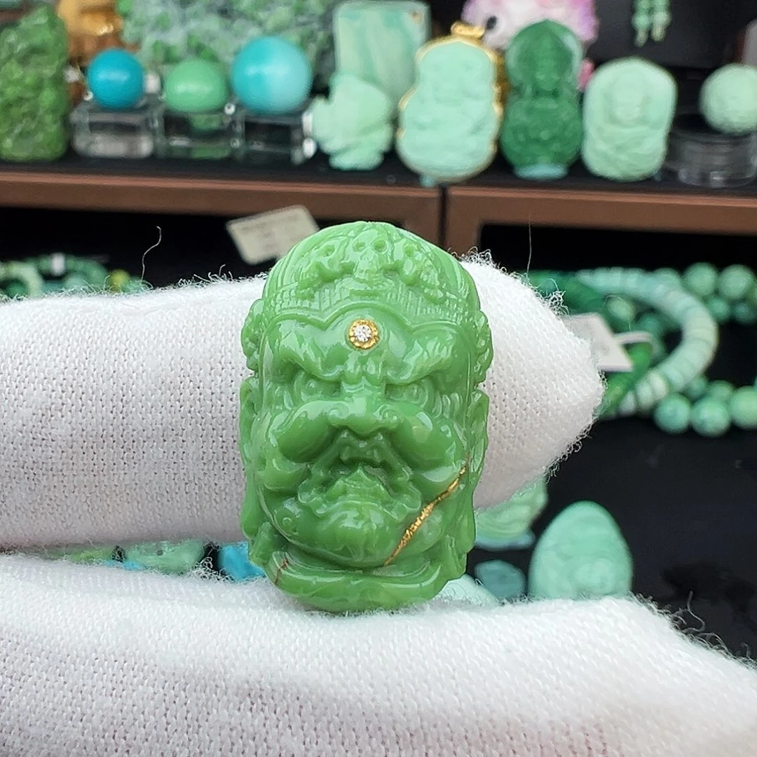 绿松石未镶嵌绿松石主播璐璐