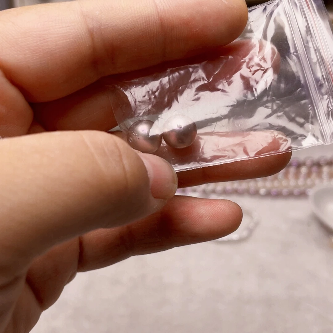 银S925镶嵌淡水珍珠珍珠首饰