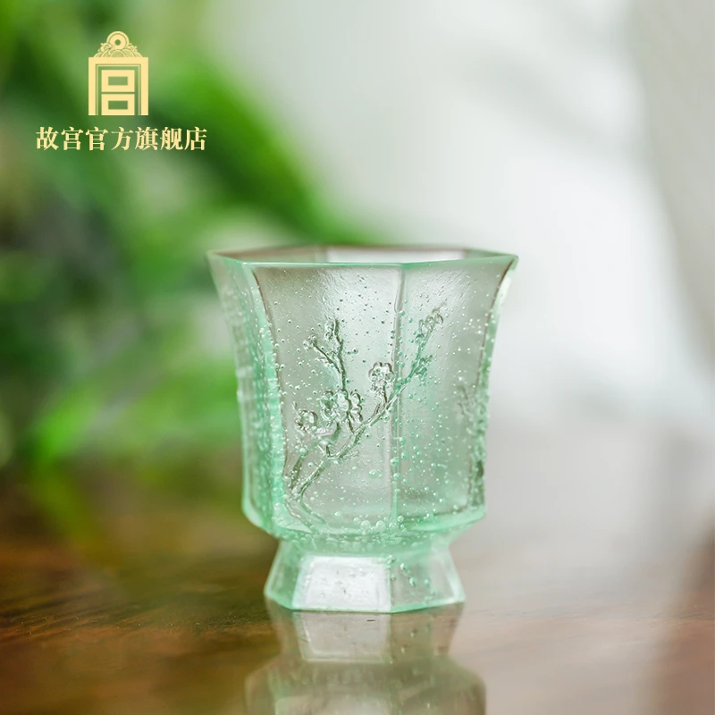 故宫 三友佳趣琉璃主人杯礼盒 摆件