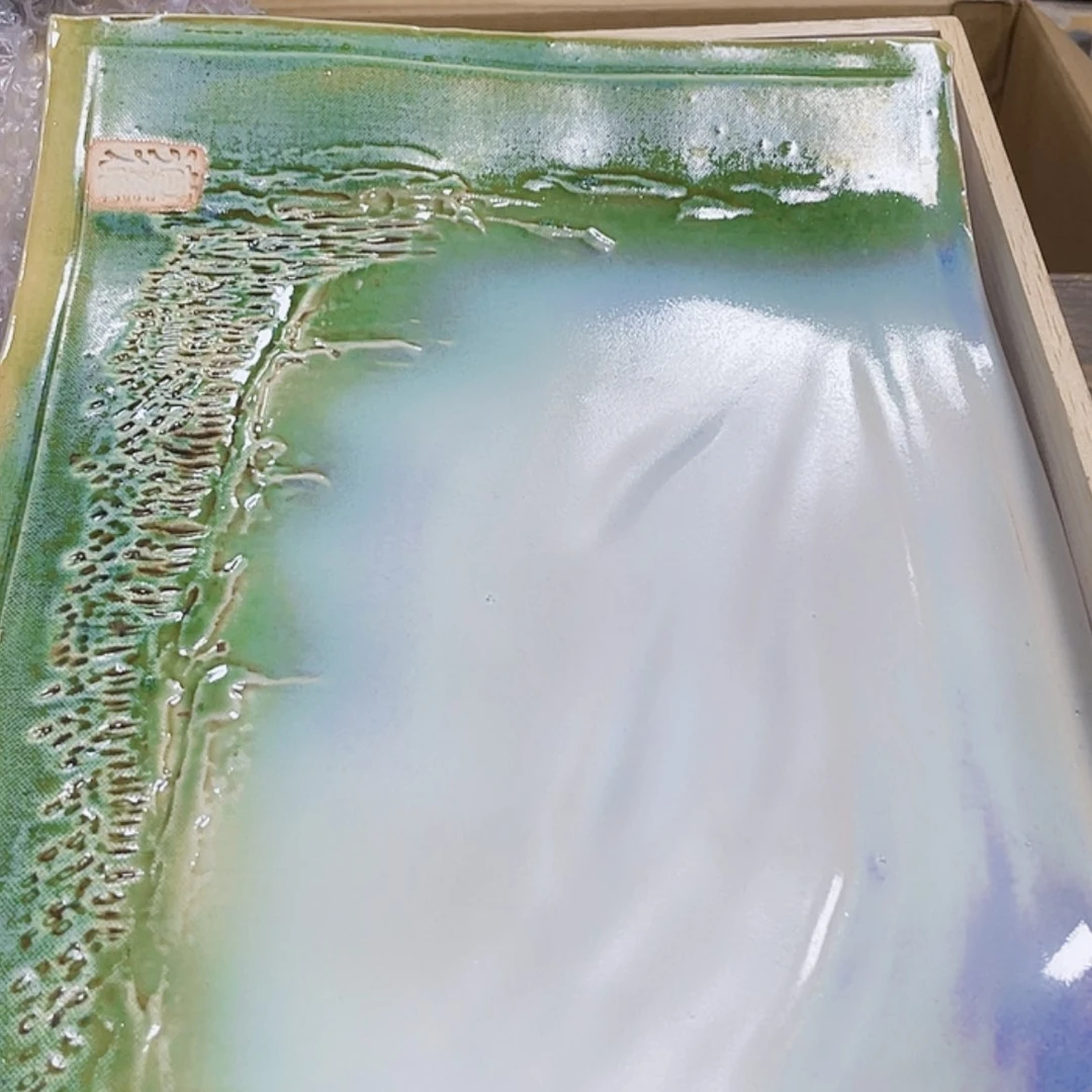 【闪购商品】瓷片三****李瓷制作工艺品摆件