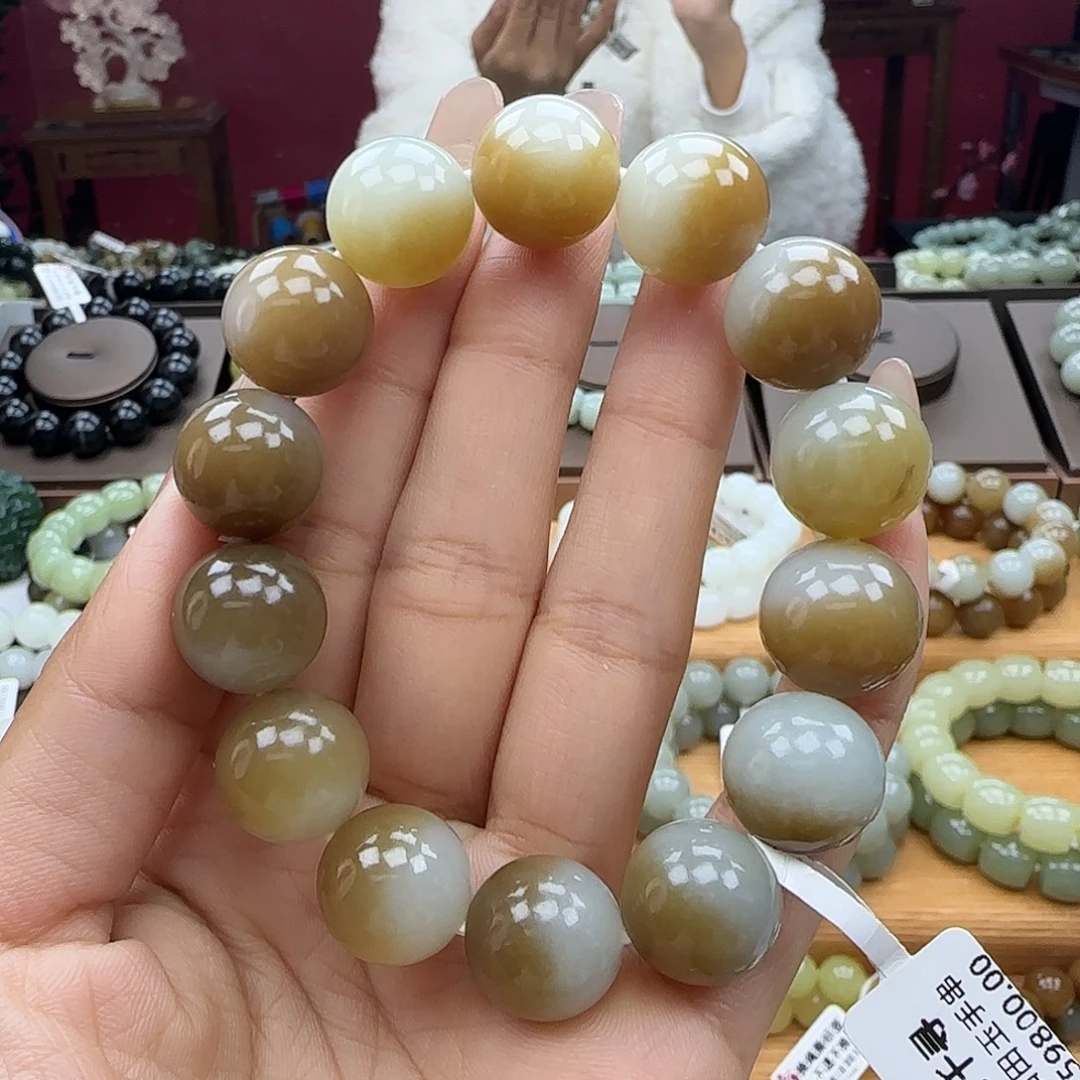 和田玉未镶嵌手链