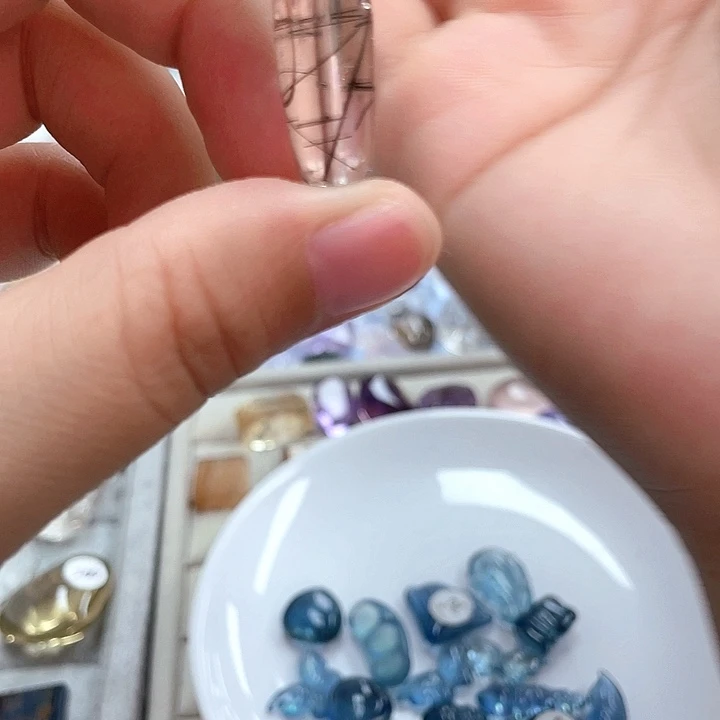 m***y水晶珠宝半成品未镶嵌